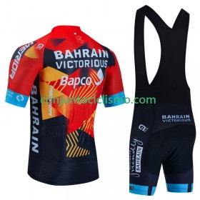 Conjunto Maillot + Culotte Corto con tirantes Bahrain Victorious 2023